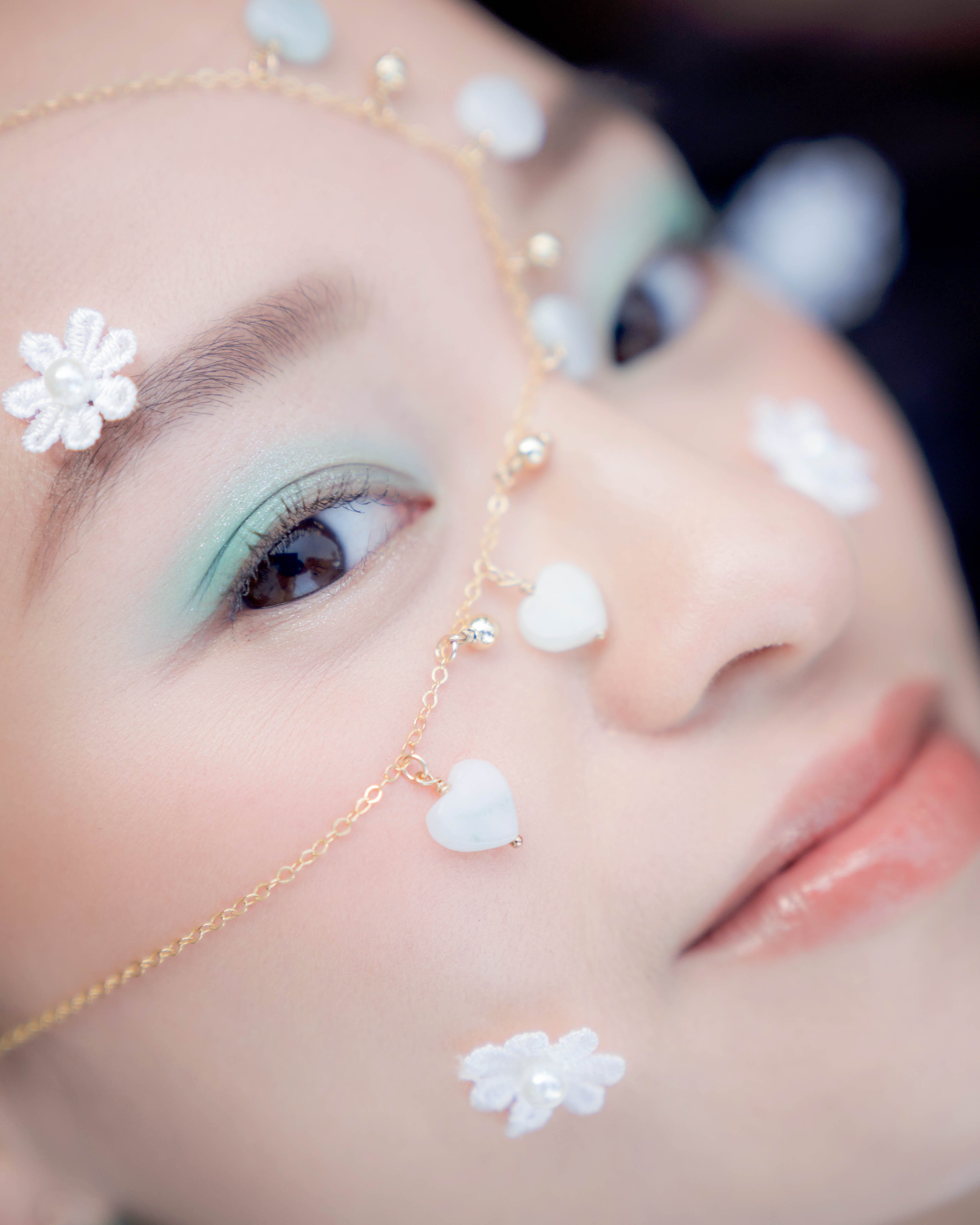 Jade Heart and Bead Necklace