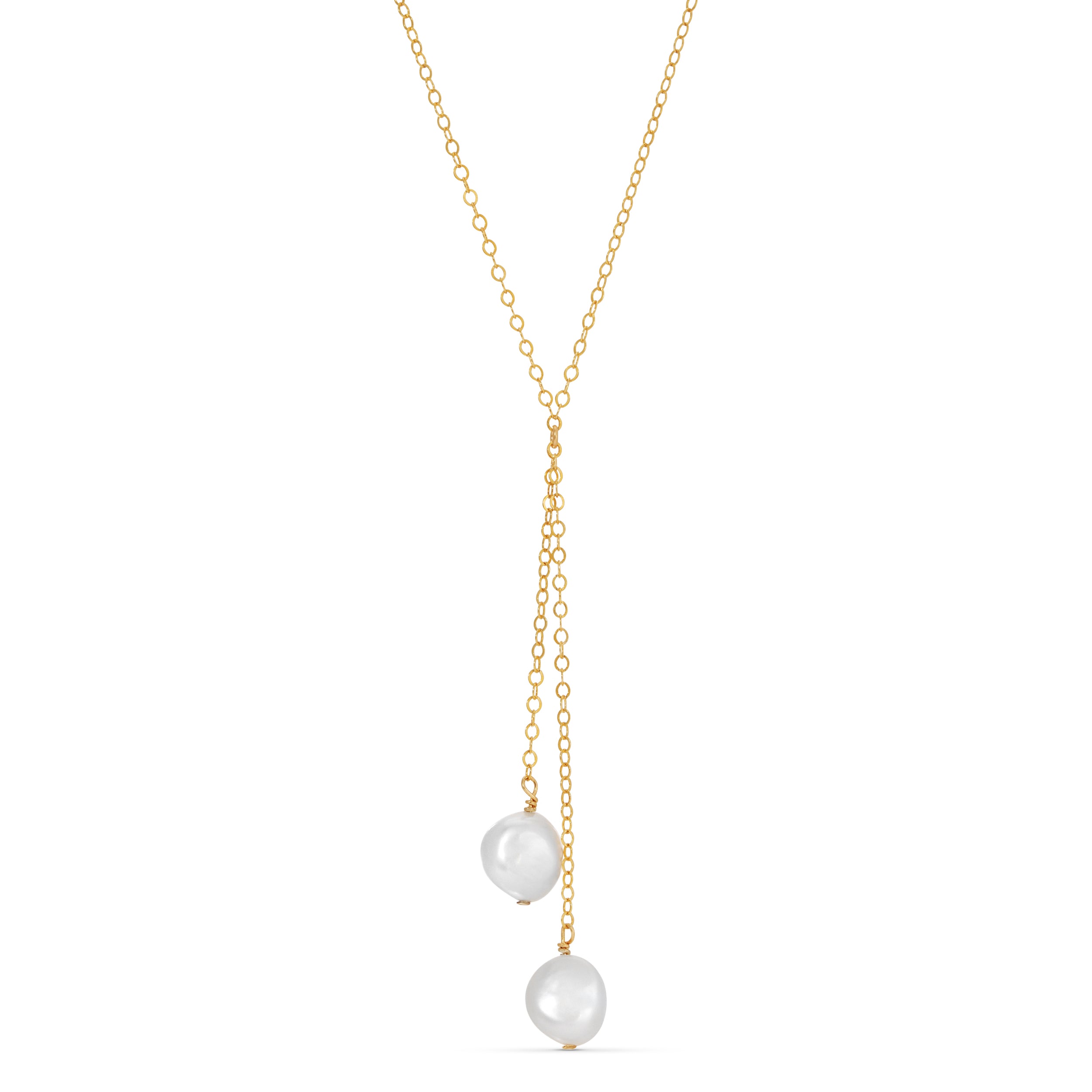Pearl Lariat Necklace