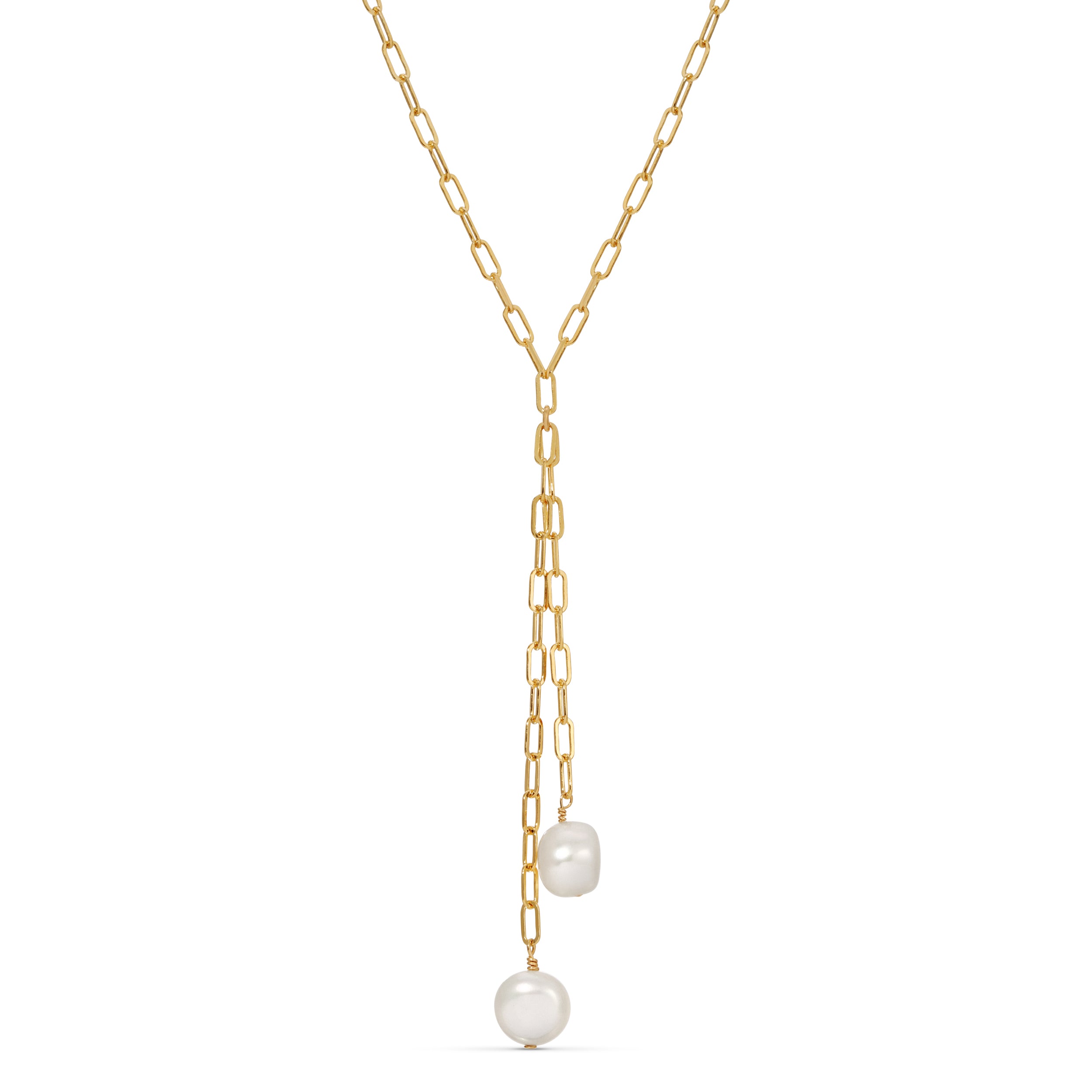 Pearl Lariat Necklace