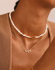 Pearl Toggle Clasp Necklace