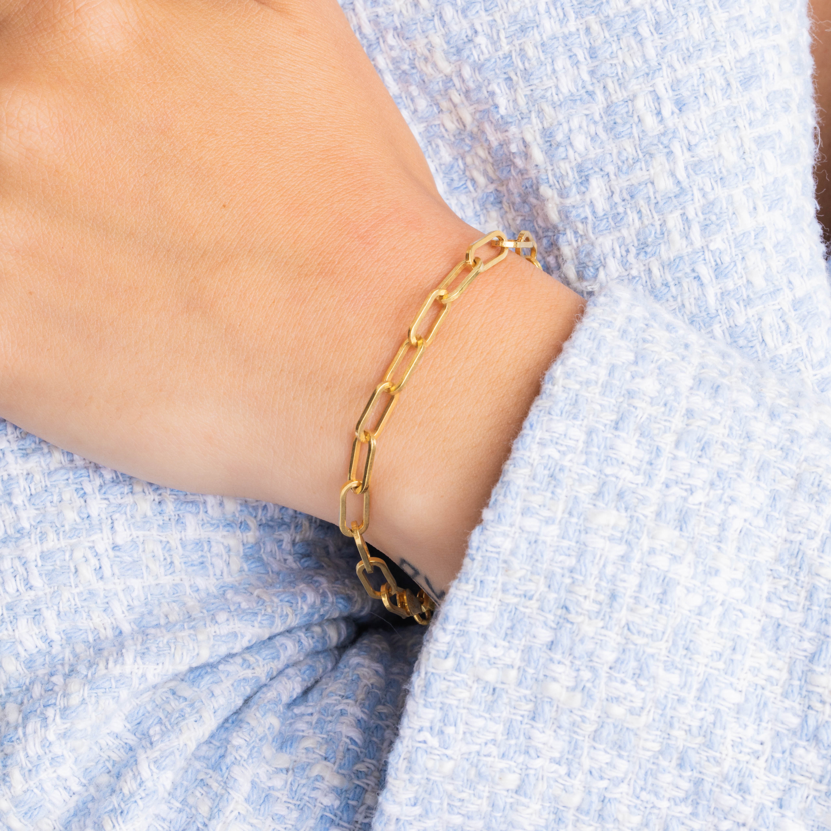 Chunky Paperclip Bracelet