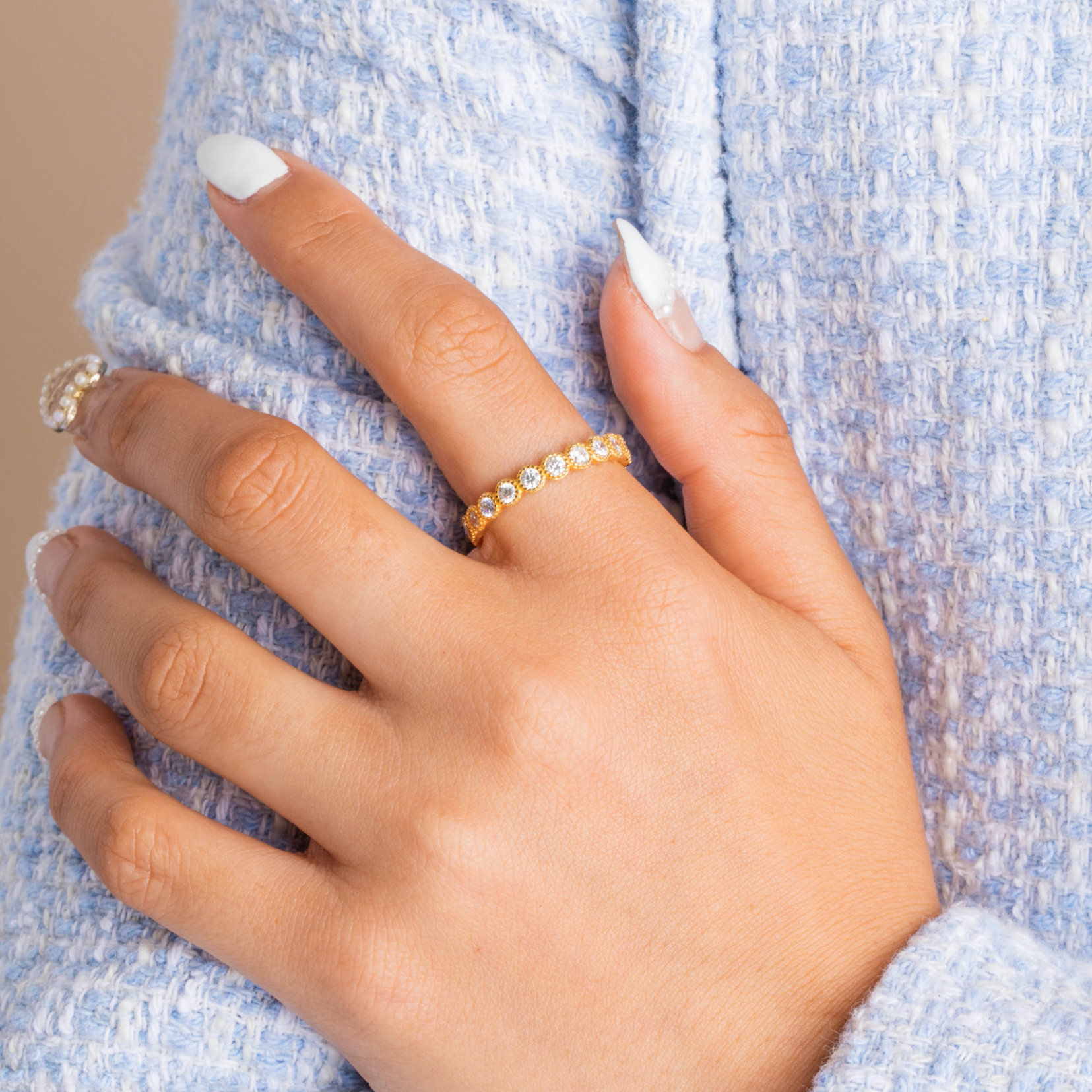 Circle Bezel Ring