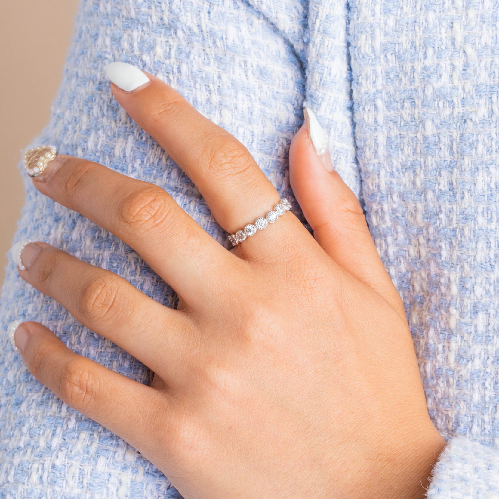 Circle Bezel Ring