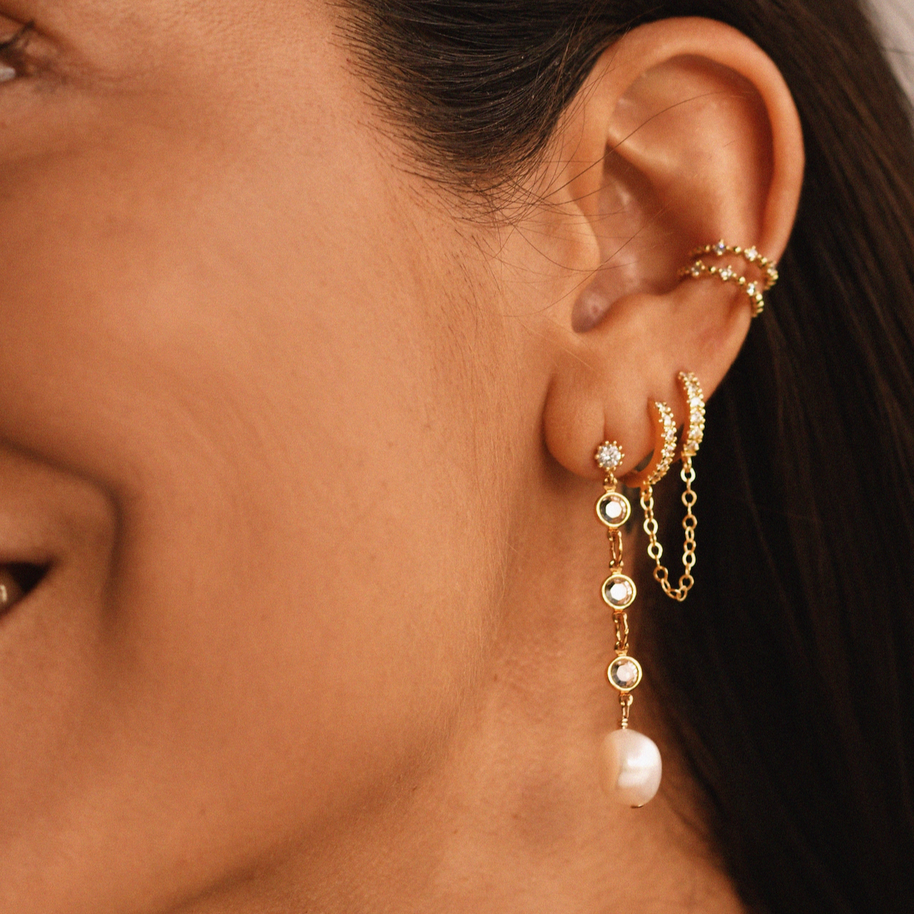 CZ Ear Cuff