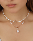 Pearl Toggle Clasp Necklace