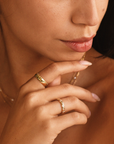 Thick Marshmallow CZ Ring