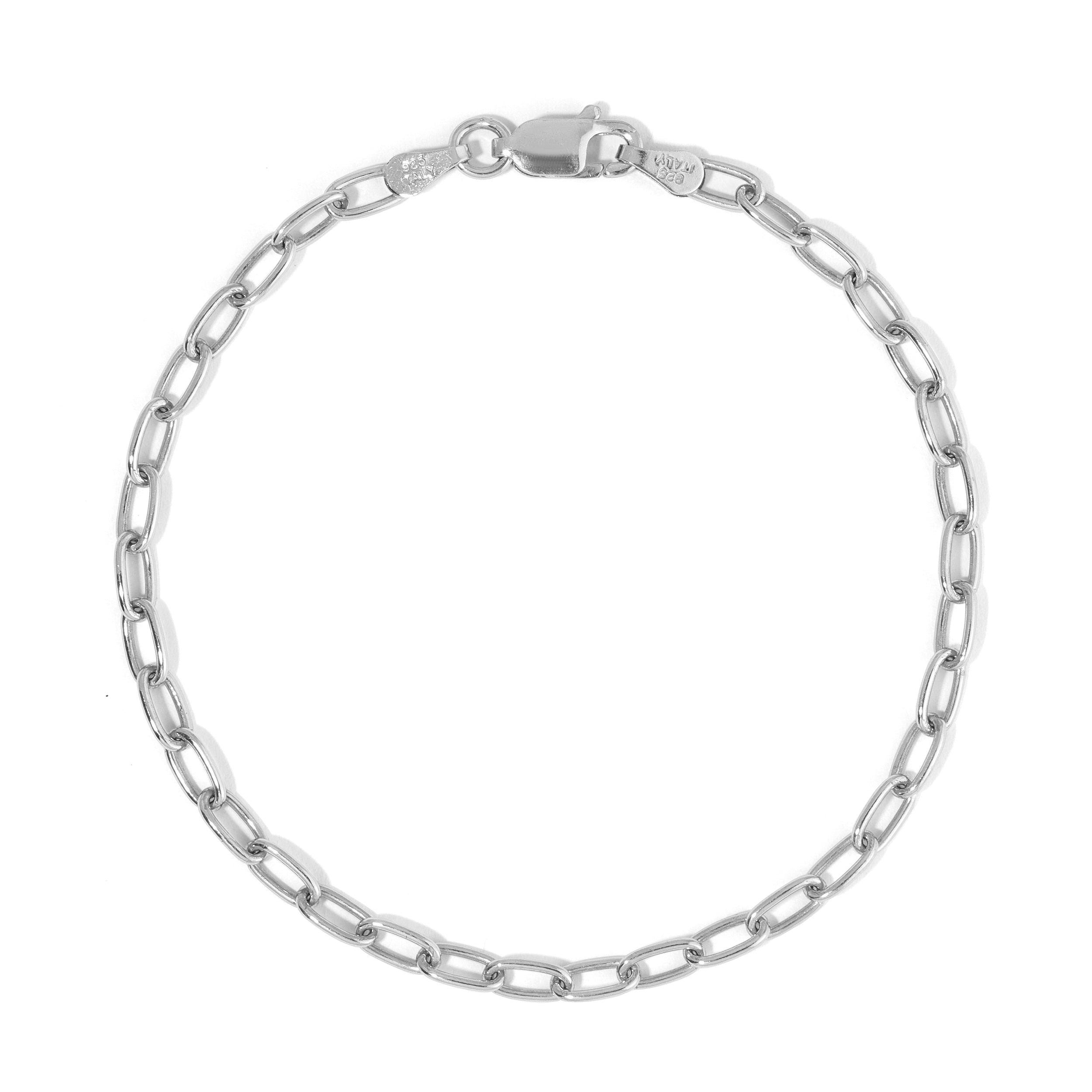 Oval Paperclip Bracelet