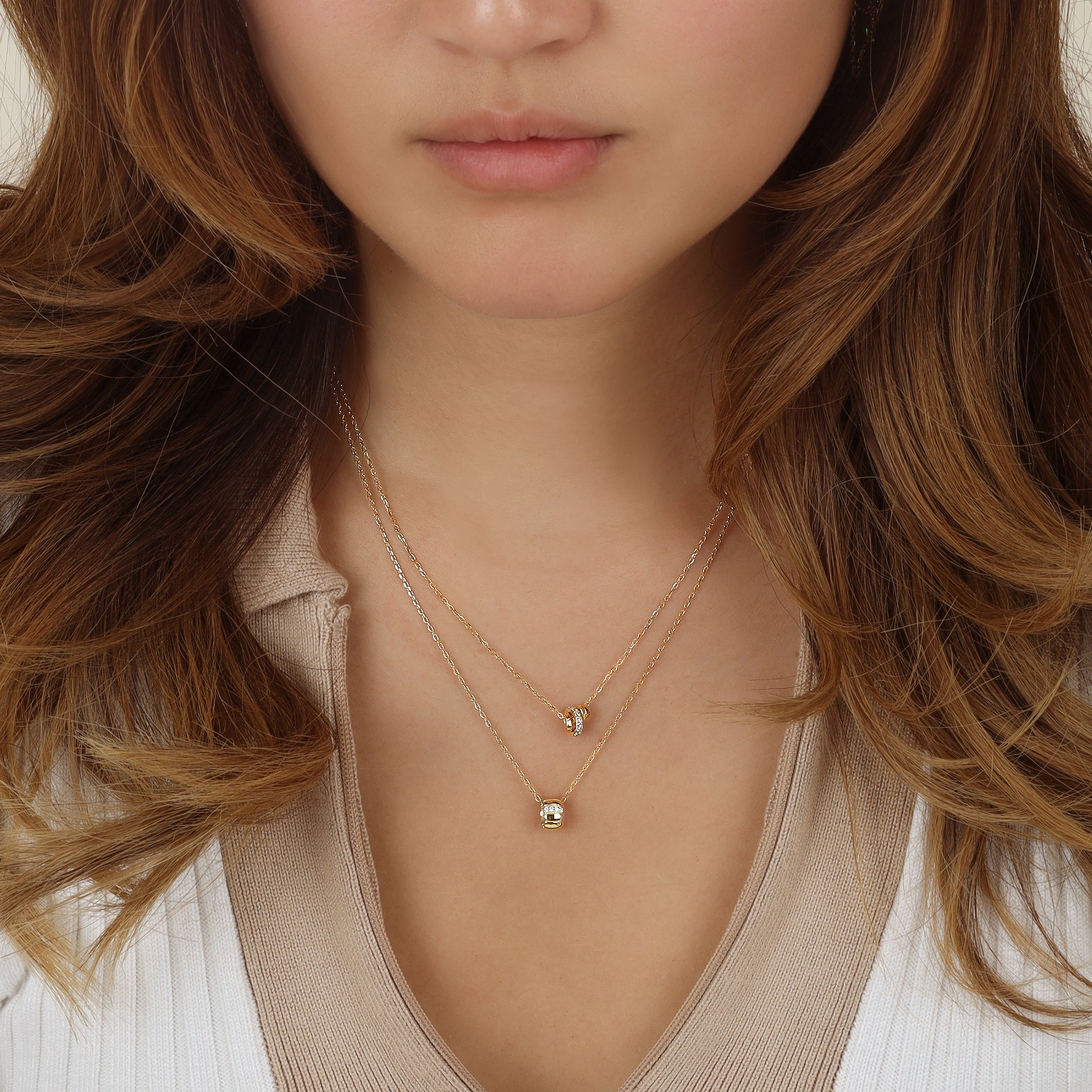 Marshmallow CZ Pendant Necklace