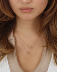 Marshmallow CZ Pendant Necklace