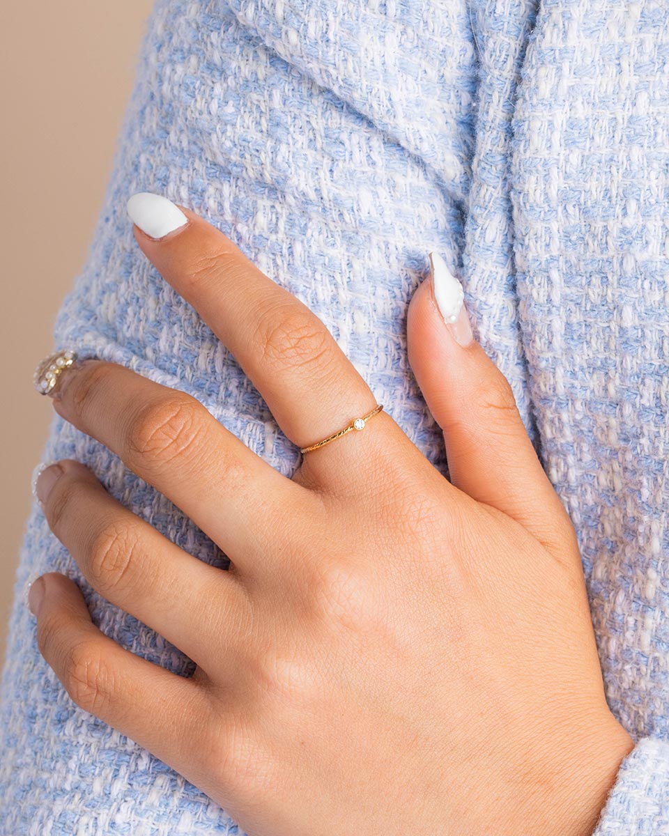 Simple CZ Ring