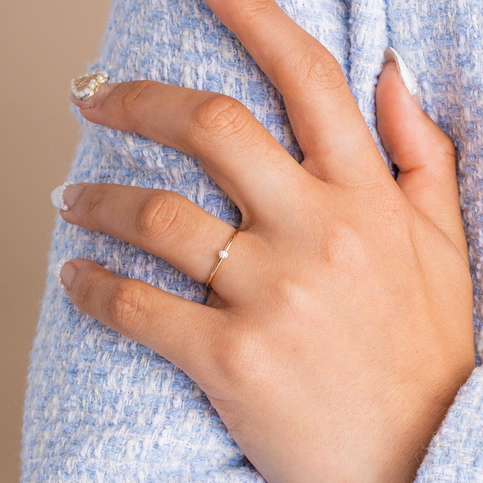 Simple CZ Ring