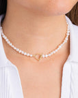 Pearl Toggle Clasp Necklace