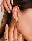 Chunky Rounded Hoops