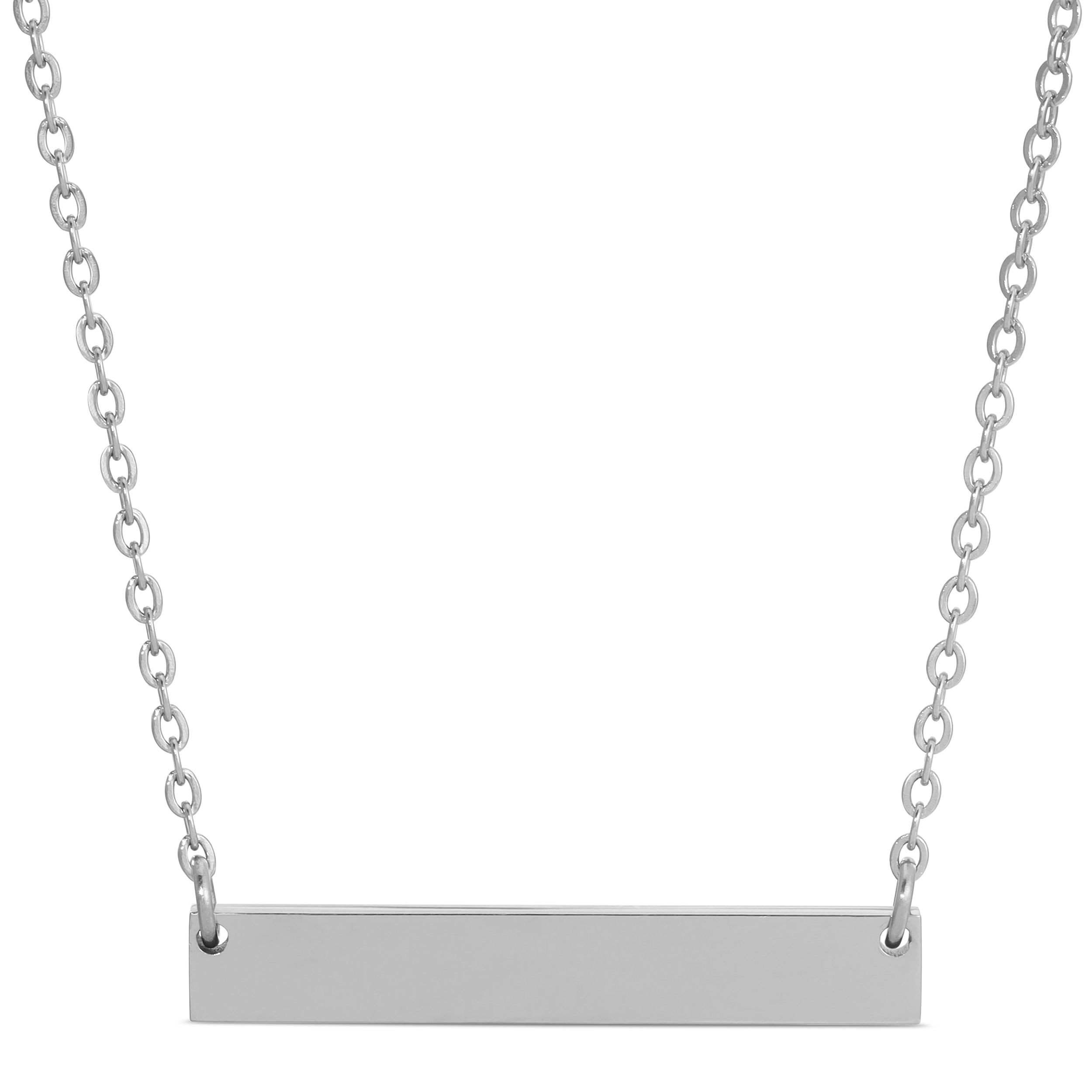 Engravable Bar Necklace