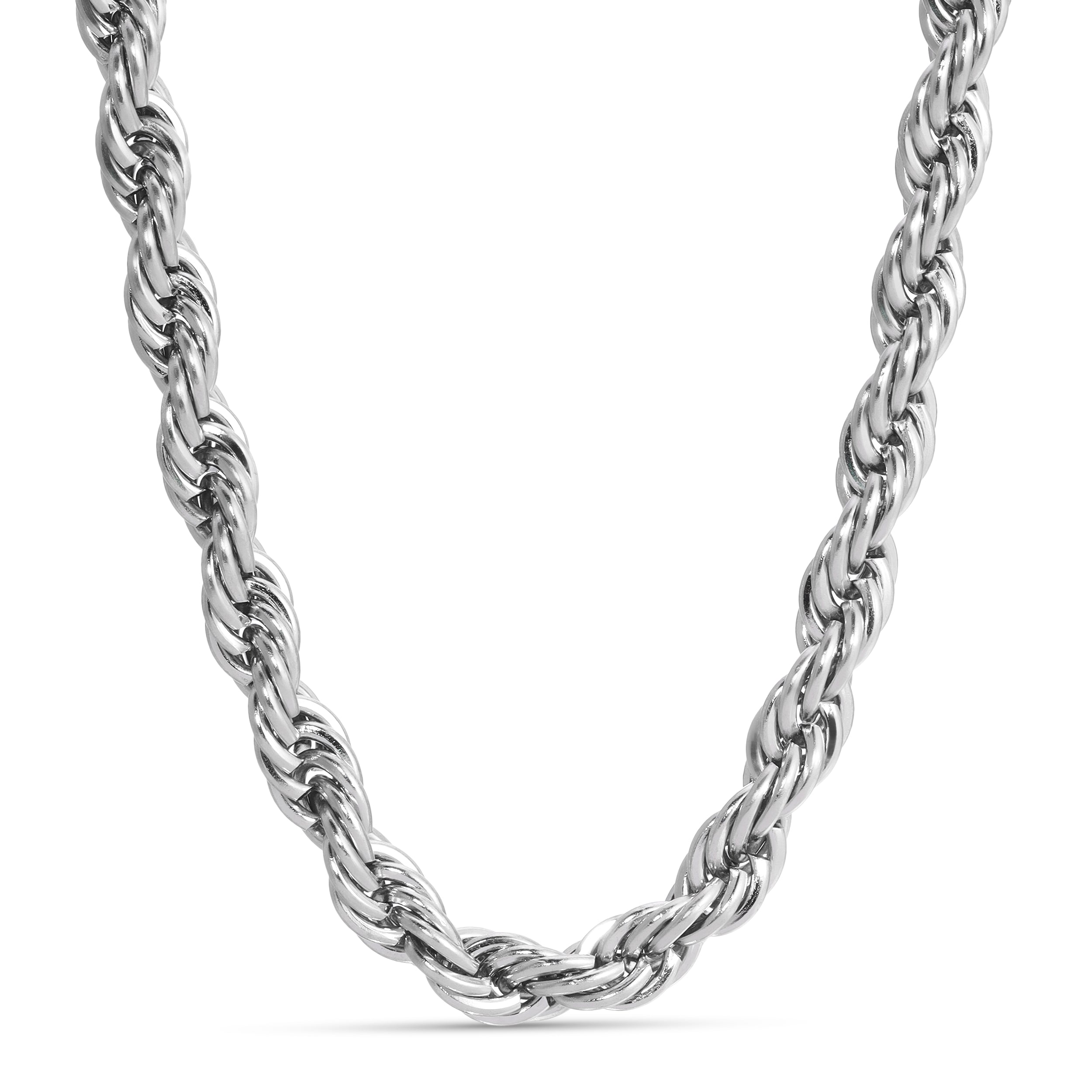 Stainless Steel 8mm Chunky Rope Chain