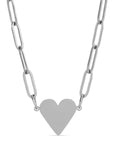 Heart Paperclip Necklace