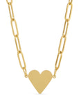 Heart Paperclip Necklace