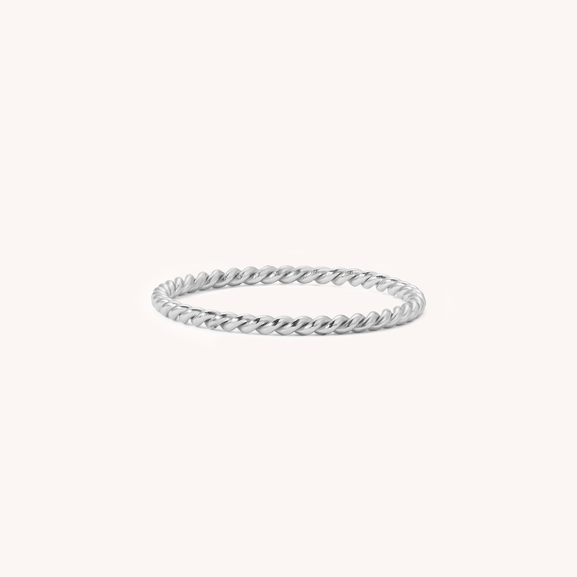 Stainless Steel Twist Ring