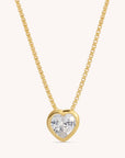 Mini Heart CZ Pendant Necklace