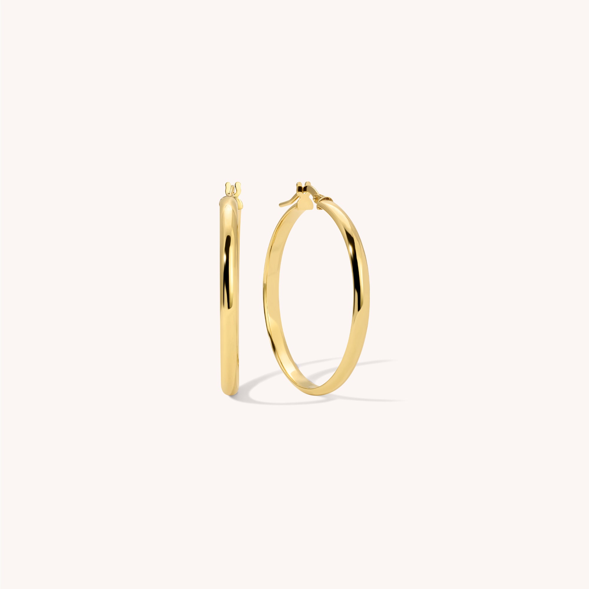 Thin Rounded Hoops