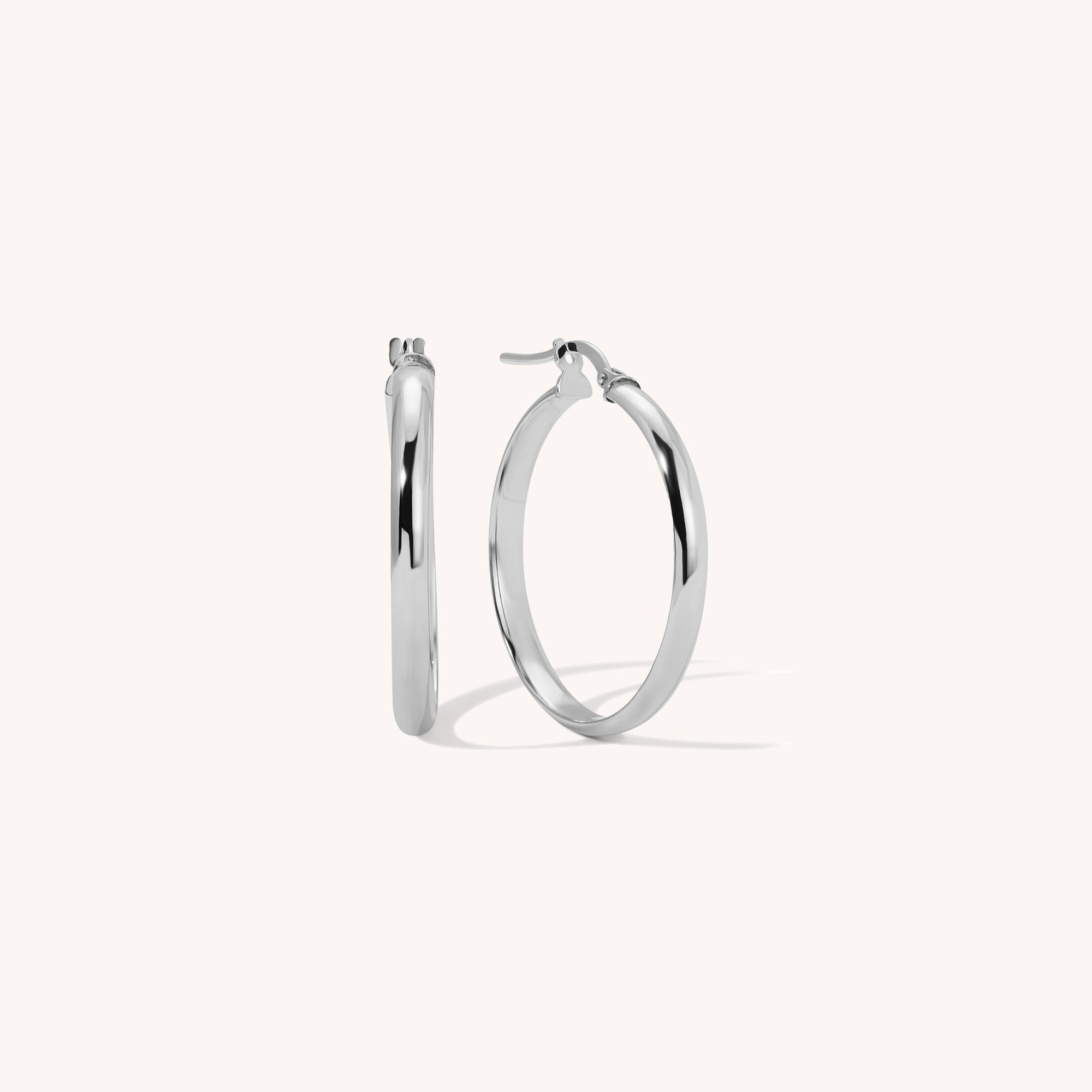 Thin Rounded Hoops