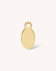 Mini Oval Engravable Charm