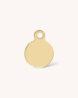 Mini Circle Engravable Charm