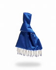 Royal Blue Japanese Knot Bag
