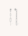 Long Paperclip Earrings