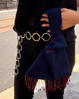 Denim Japanese Knot Bag