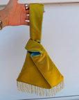 Chartreuse Japanese Knot Bag