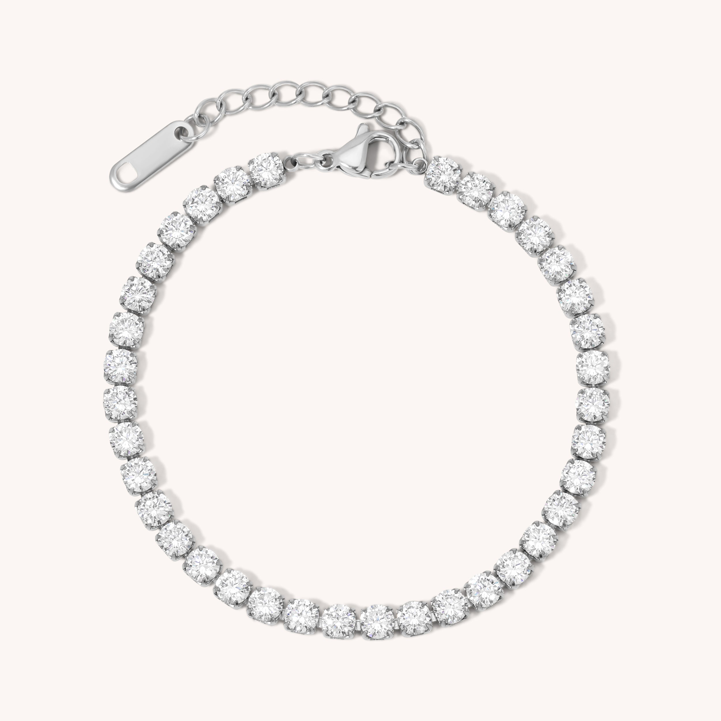 Stainless Steel Tennis Bracelet