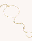 Large CZ Hand Chain