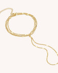 Disco Double Wrap Hand Chain