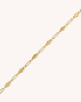 Textured Dainty Bar Chain