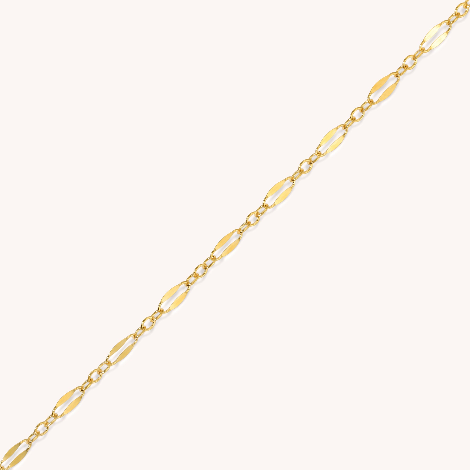 Flat Double Dapped Bar Chain