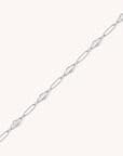 Textured Dainty Bar Chain