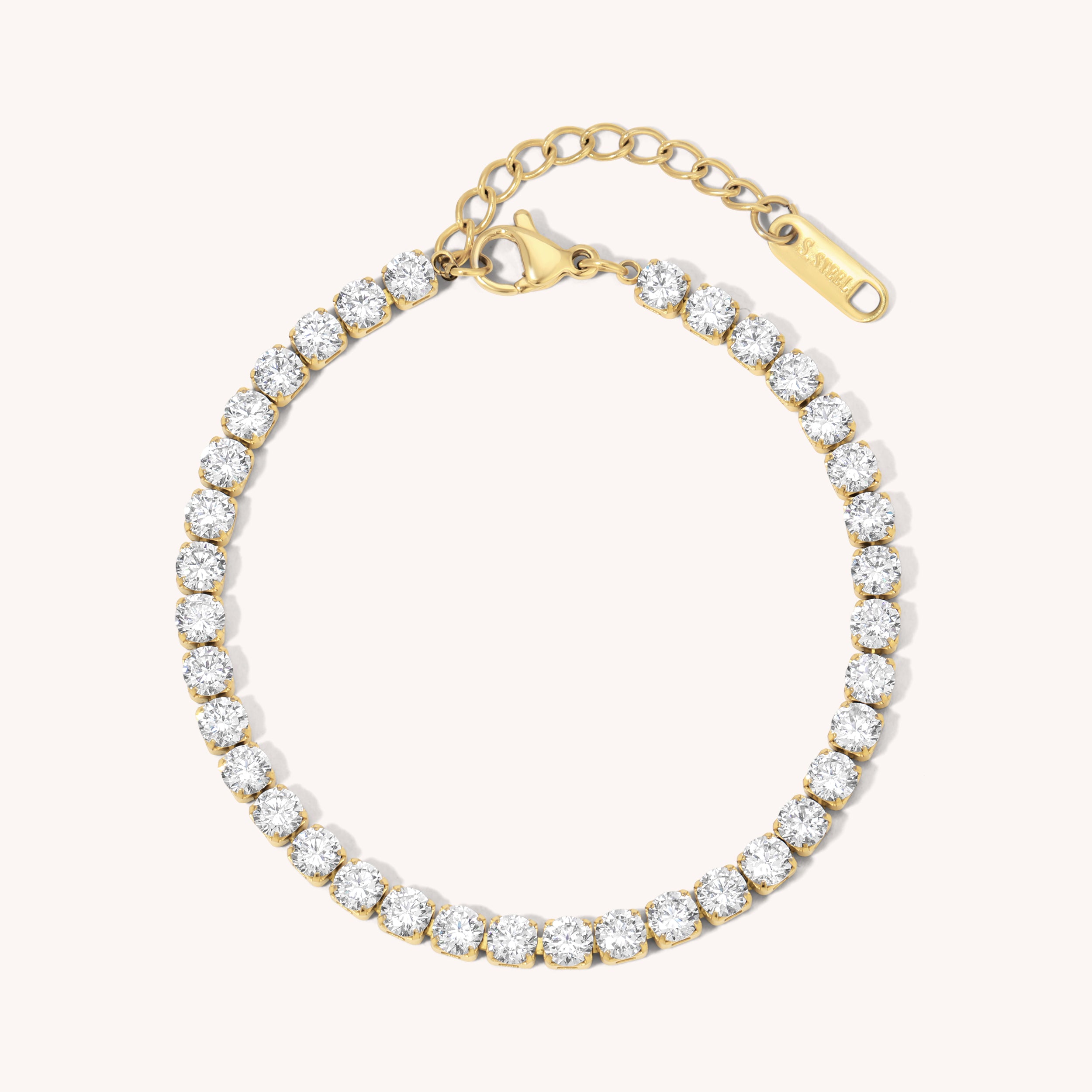 Stainless Steel Tennis Bracelet
