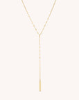 Stainless Steel Lariat Bar Necklace