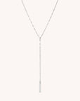 Stainless Steel Lariat Bar Necklace