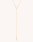 V Lariat Necklace