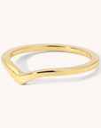 Stainless Steel Chevron Ring