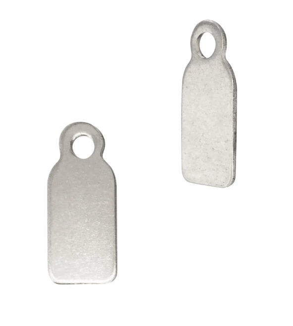 Small Rectangle Engravable Charm