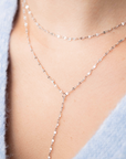 Stainless Steel Lariat Bar Necklace