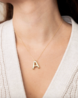 Large Bubble Letter Necklace