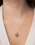 Stainless Steel Initial Necklace