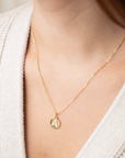 Stainless Steel Initial Necklace