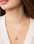 Stainless Steel Initial Necklace