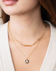Stainless Steel Initial Necklace