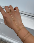 Large Beaded Hand Chain